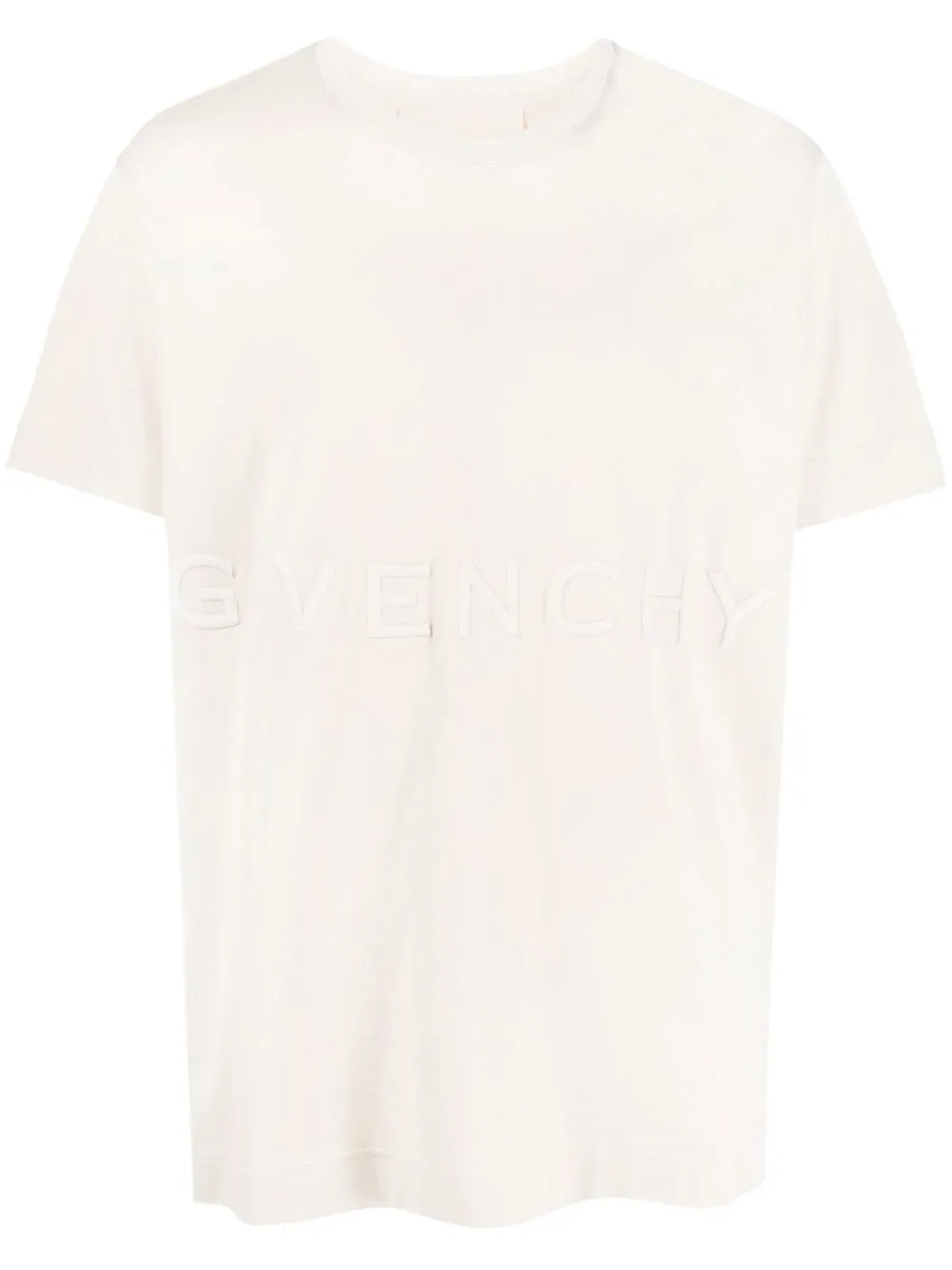 

Givenchy embossed-logo T-shirt - Neutrals