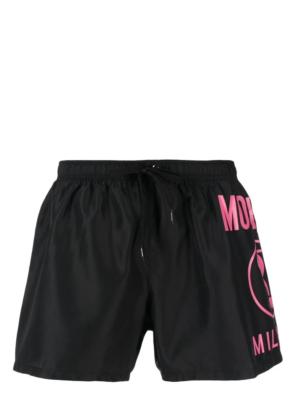 

Moschino shorts de playa con logo estampado - Negro