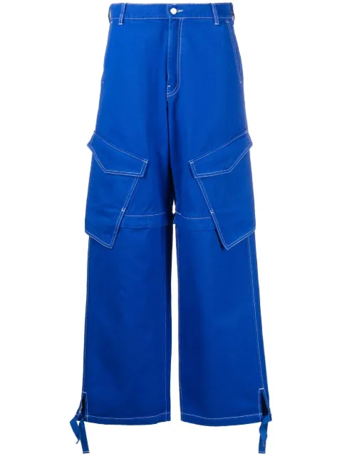 Dion Lee cotton-denim parachute jeans