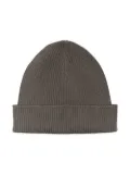 Rick Owens Kids ribbed-knit wool beanie - Grey
