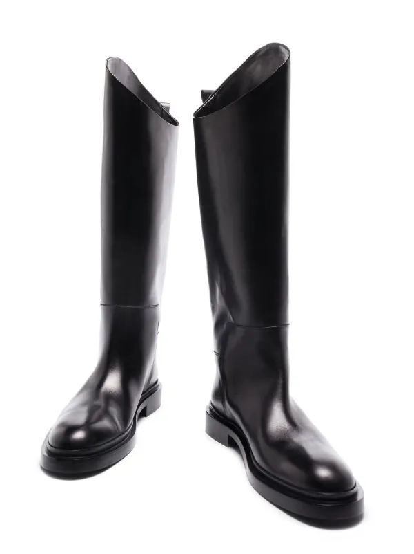 Louis Vuitton Monogram Riding Boots - Black Boots, Shoes