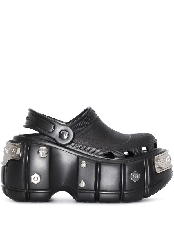 Balenciaga crocs on sale platform shoes