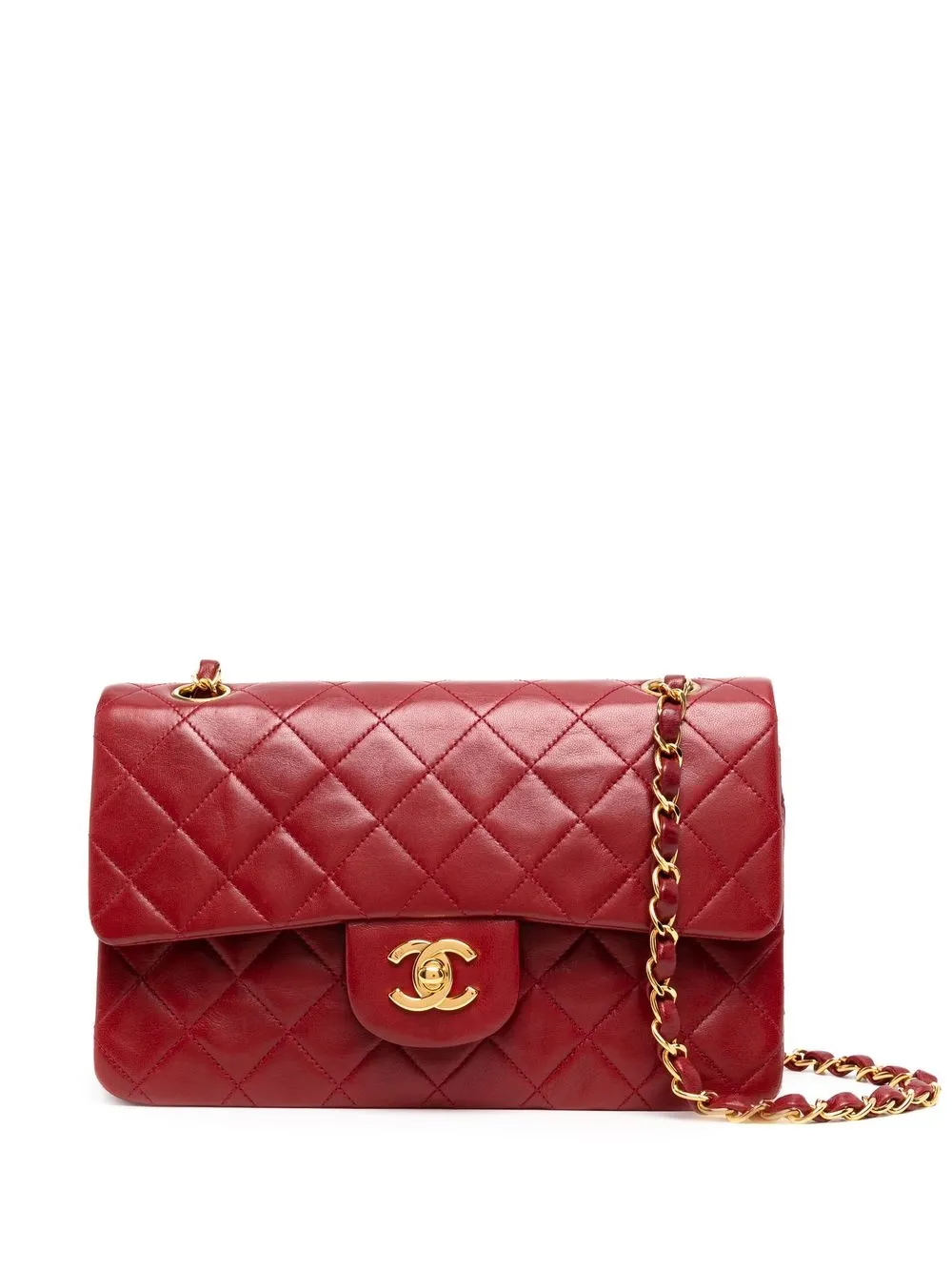 

Chanel Pre-Owned 1998 small Double Flap shoulder bag - Red