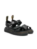 Dr. Martens Kids Vossie double-strap chunky sandals - Black