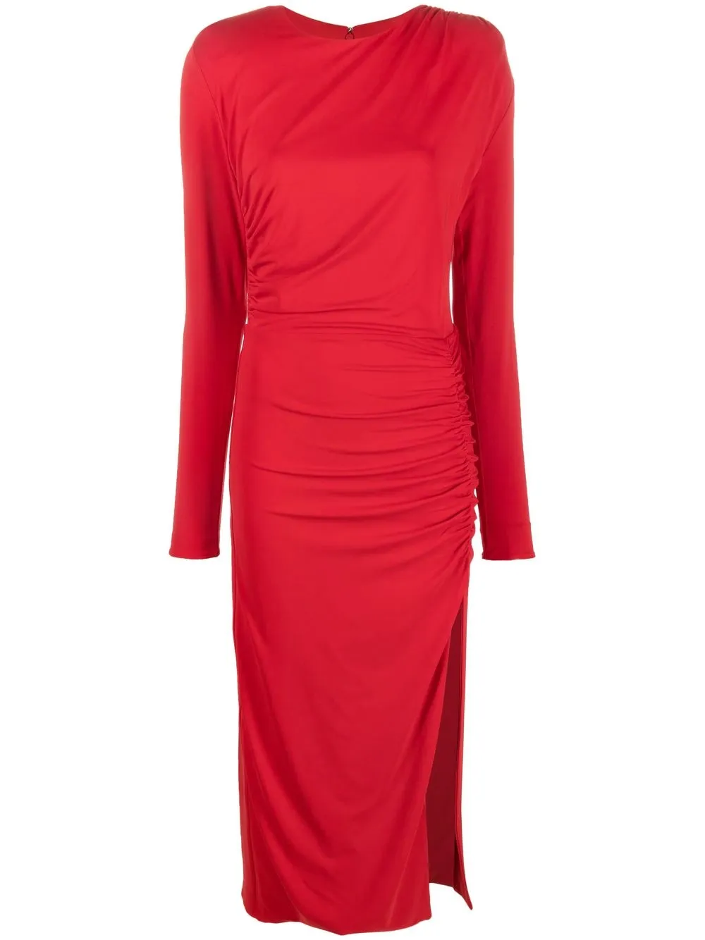 

Federica Tosi ruched midi dress - Red