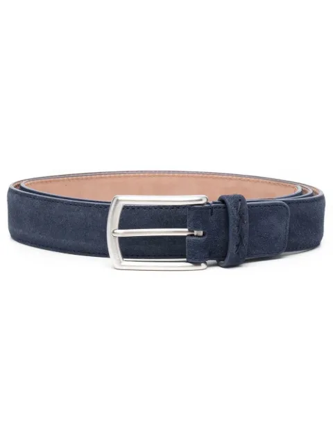 Zegna buckle-fastening leather belt