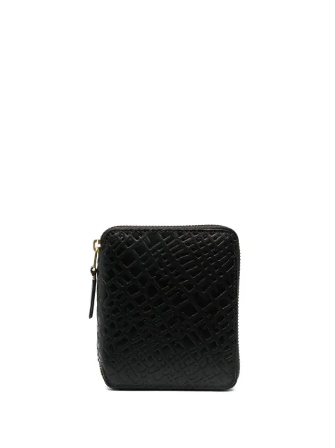 Comme Des Garçons Wallet zip around textured wallet