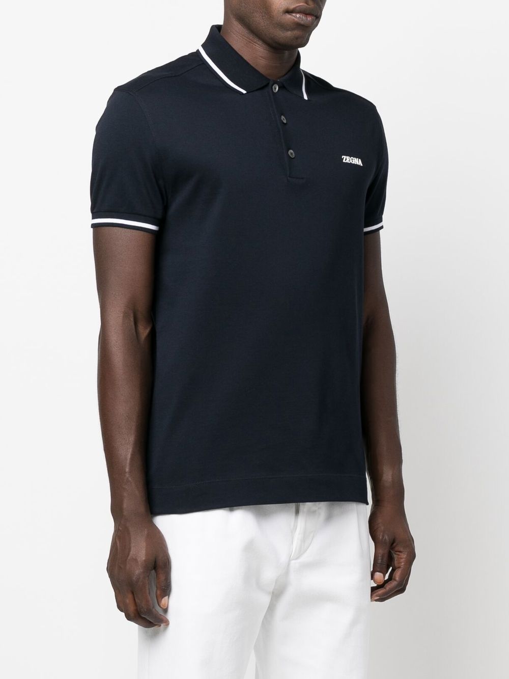 Zegna logo-embroidered Polo Shirt - Farfetch