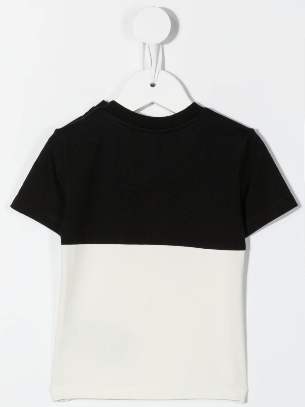 Calvin Klein Kids T-shirt met colourblocking - Zwart