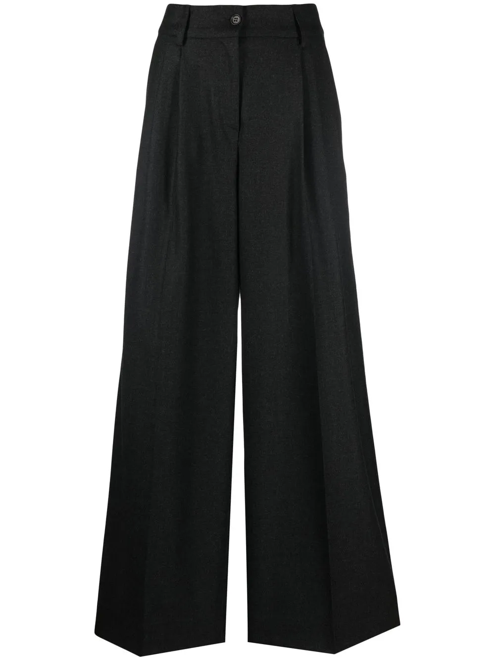 

P.A.R.O.S.H. pleated wide-leg trousers - Grey