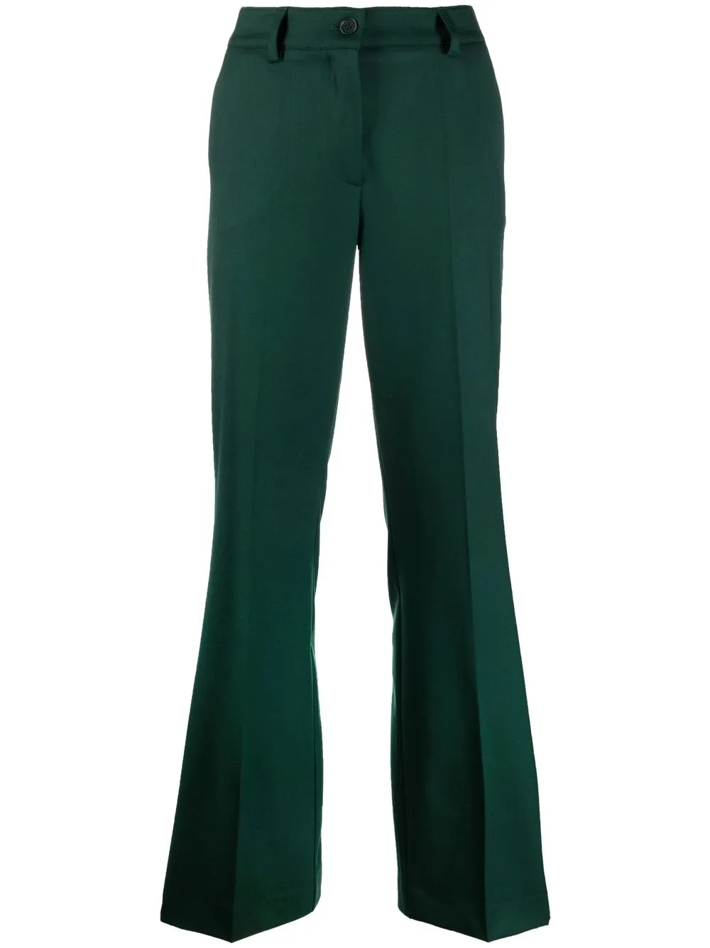 

P.A.R.O.S.H. pantalones de vestir con tiro alto - Verde