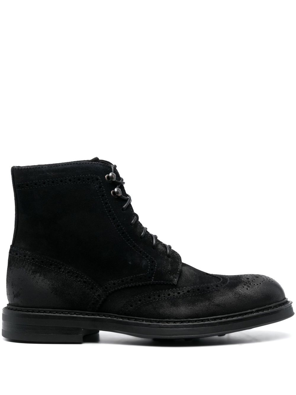 

Doucal's botas con agujetas - Negro