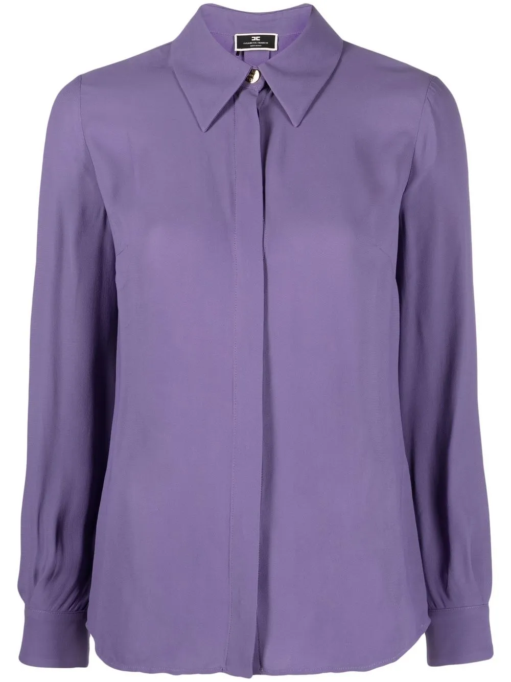 

Elisabetta Franchi long-sleeved button up shirt - Purple