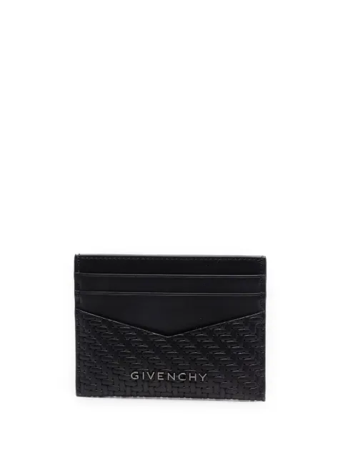 Givenchy logo-plaque detail card holder