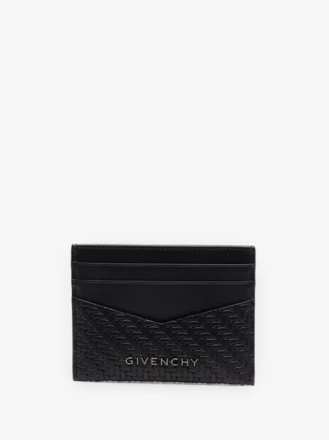Givenchy حامل بطاقات مزين ببروش شعار الماركة