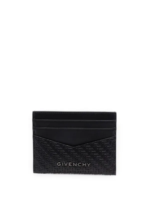 Givenchy Card Holder Card holder in grained leather - black in - black  main image 4