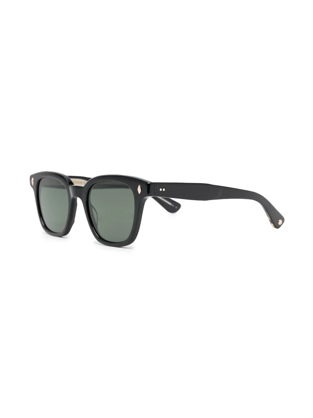 Garrett Leight Broadway zonnebril met vierkant montuur - Zwart