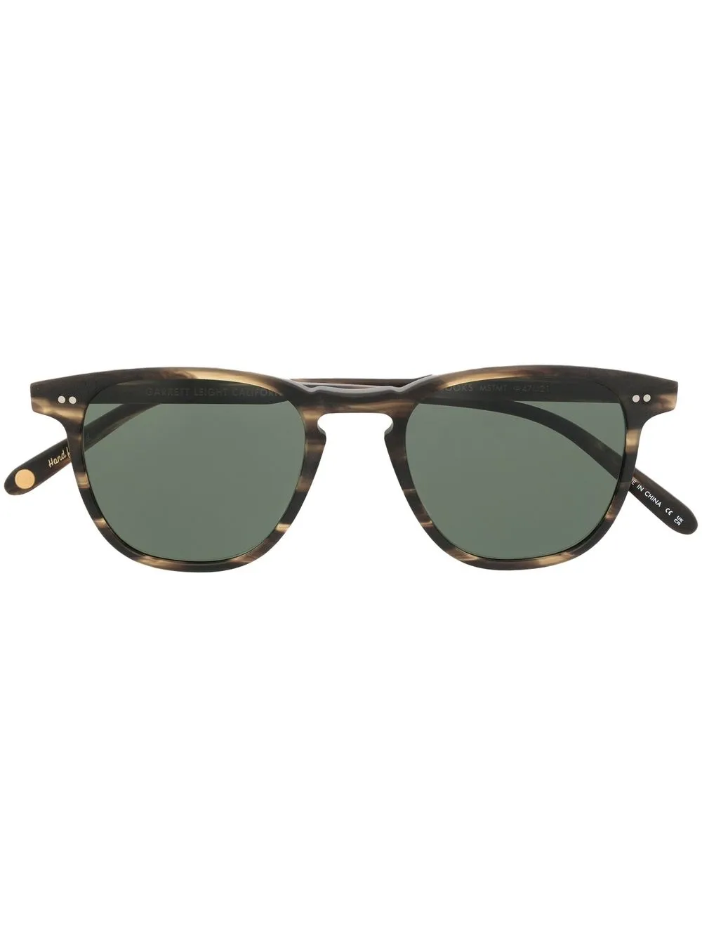 

Garrett Leight tortoiseshell-frame design sunglasses - Brown