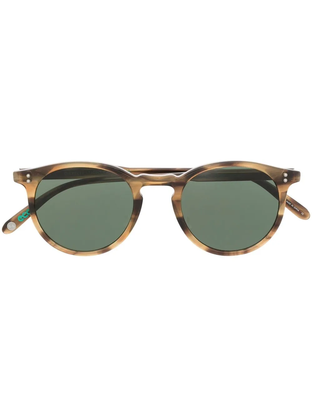 

Garrett Leight lentes de sol con armazón estilo carey - Marrón