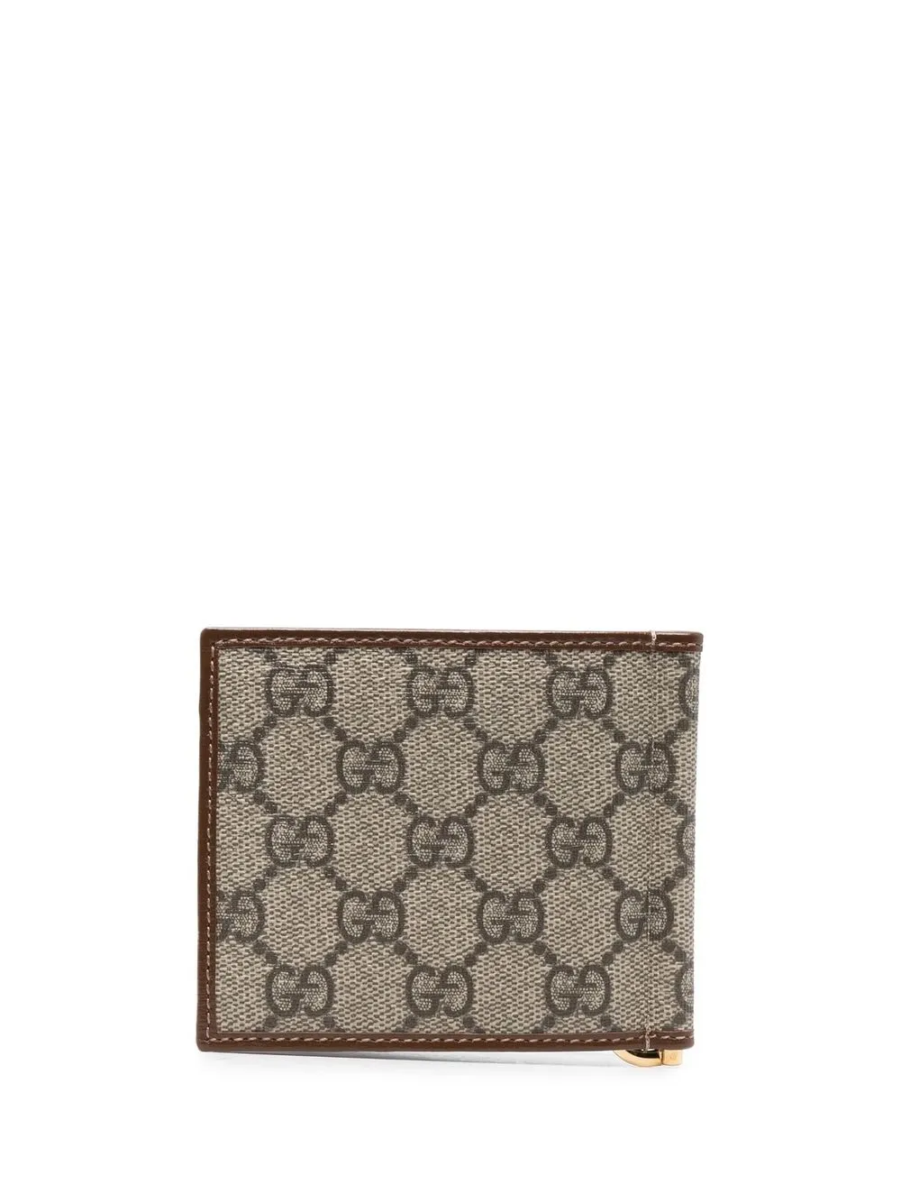 Gucci Portemonnee met GG-logo - Bruin