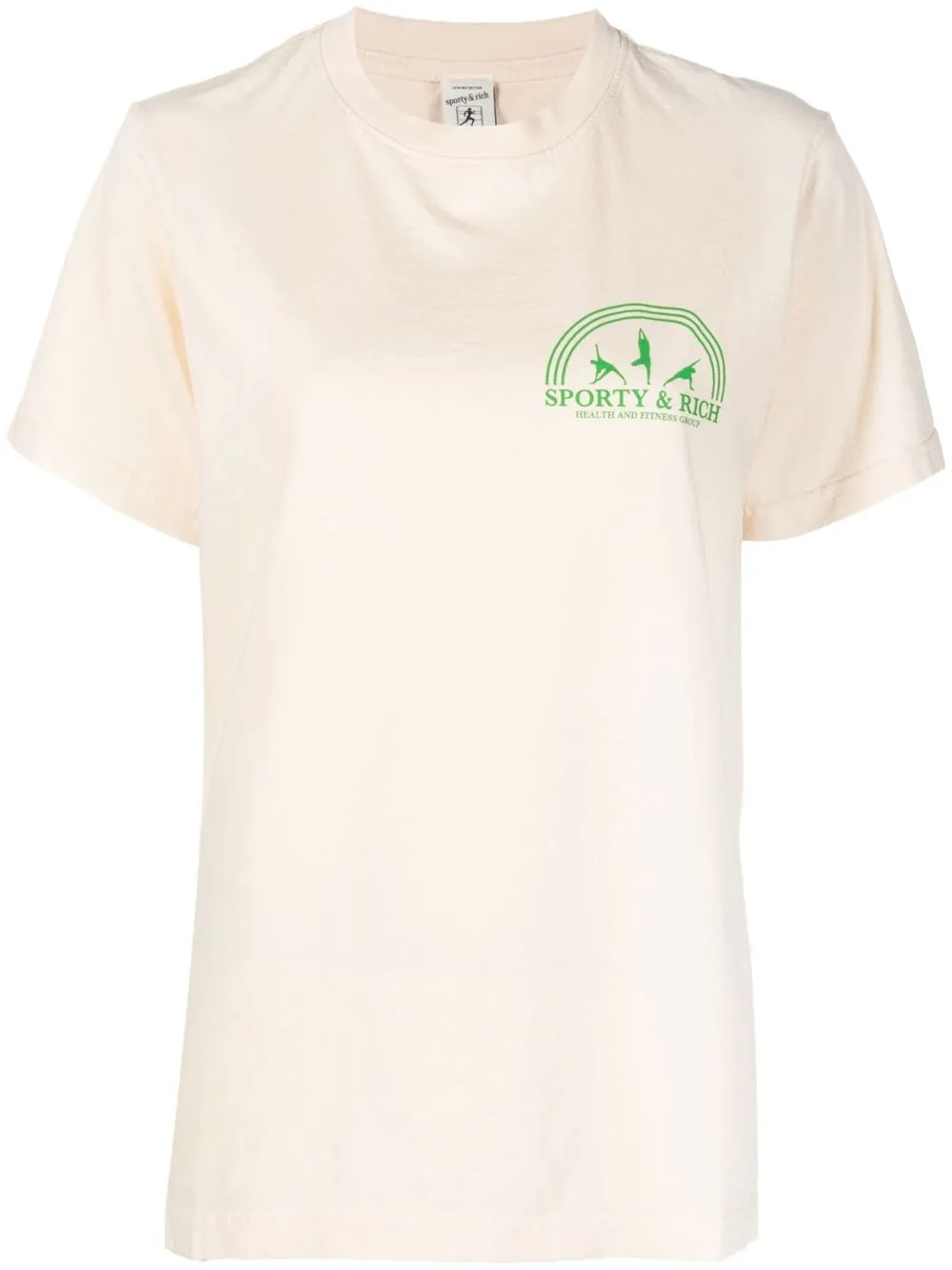 

Sporty & Rich playera con logo estampado - Neutro