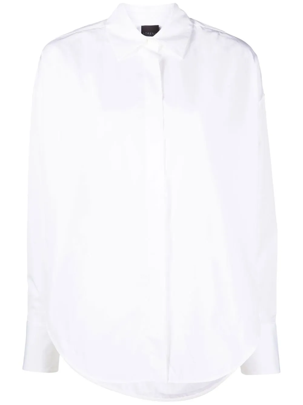 

Lorena Antoniazzi camisa oversize manga larga - Blanco