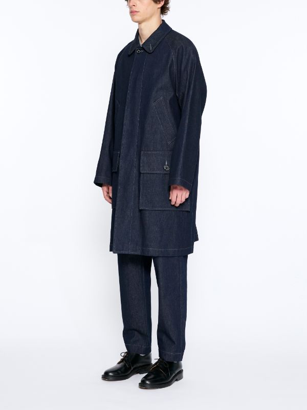 BORNESS LONG FIELD COAT INDIGO | D-GCO1007 | MACKINTOSH