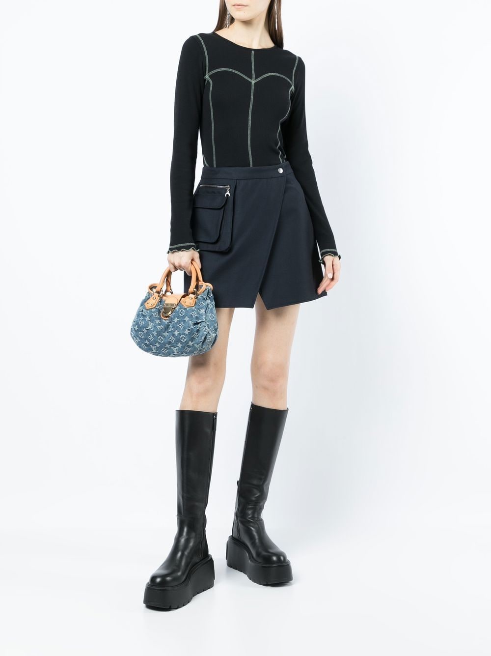 Louis Vuitton // 2006 Mini Denim Pleaty Bag – VSP Consignment