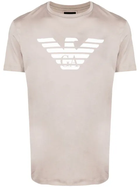 Emporio Armani T-shirt med rund hals og logo