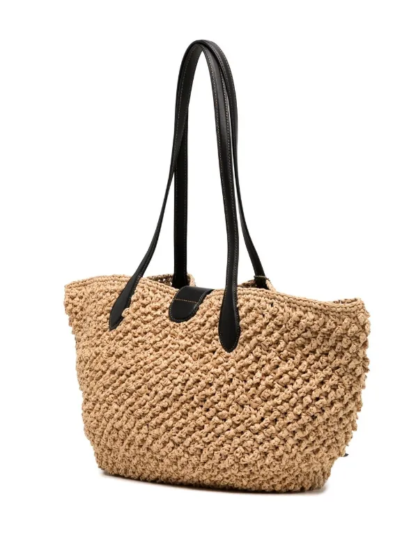 Coach woven bag best sale