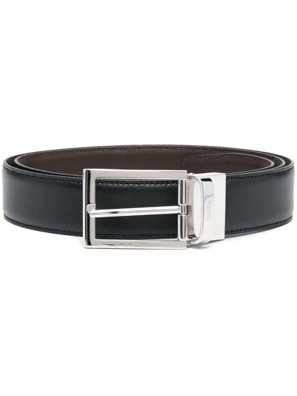 Zegna buckle-fastening leather belt
