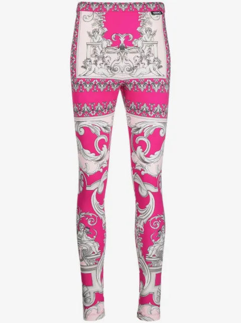 Versace leggins con motivo Silver Baroque