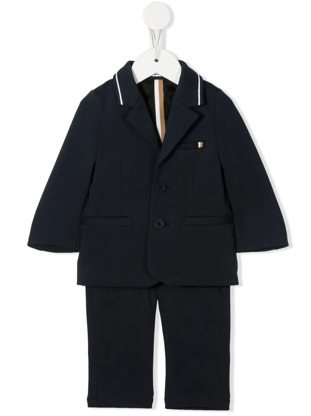 

BOSS Kidswear traje de dos piezas con botones - Azul