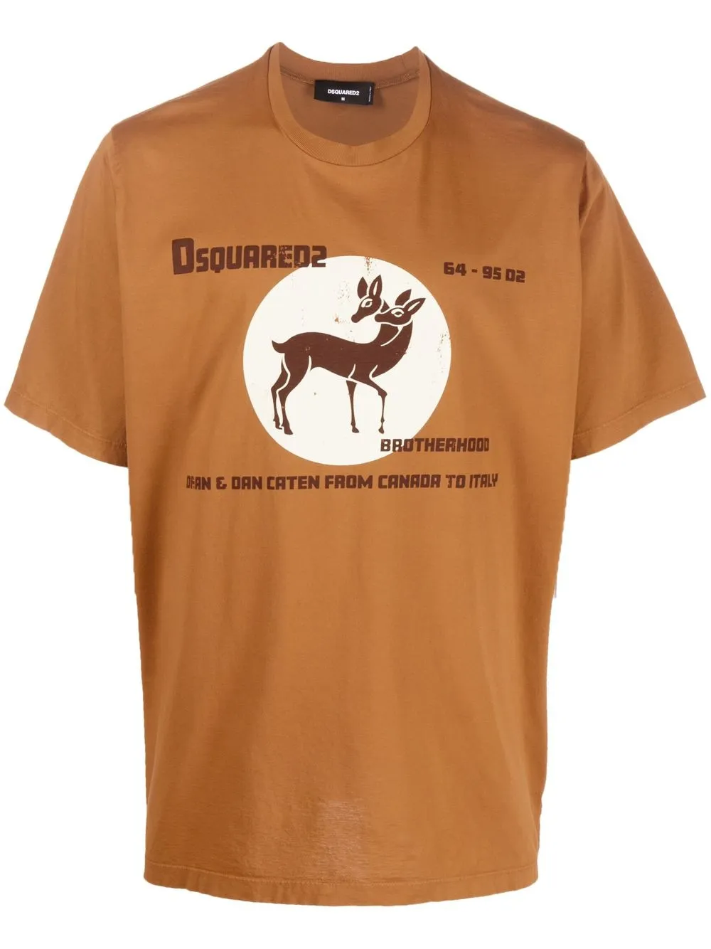 

Dsquared2 logo-print T-shirt - Brown