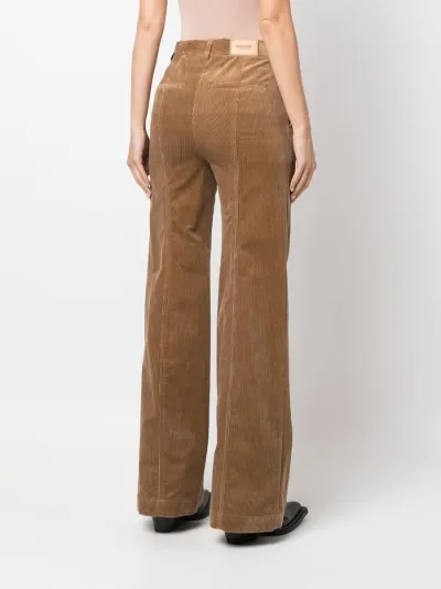 flared corduroy trousers | Burberry 