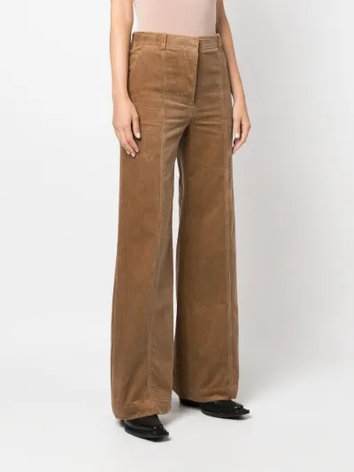 flared corduroy trousers | Burberry 