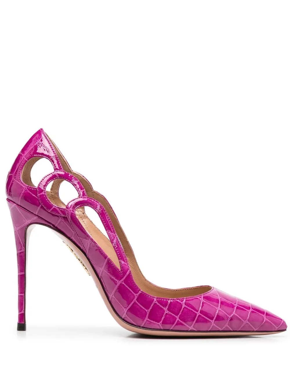 

Aquazzura cut-out detail pumps - Pink