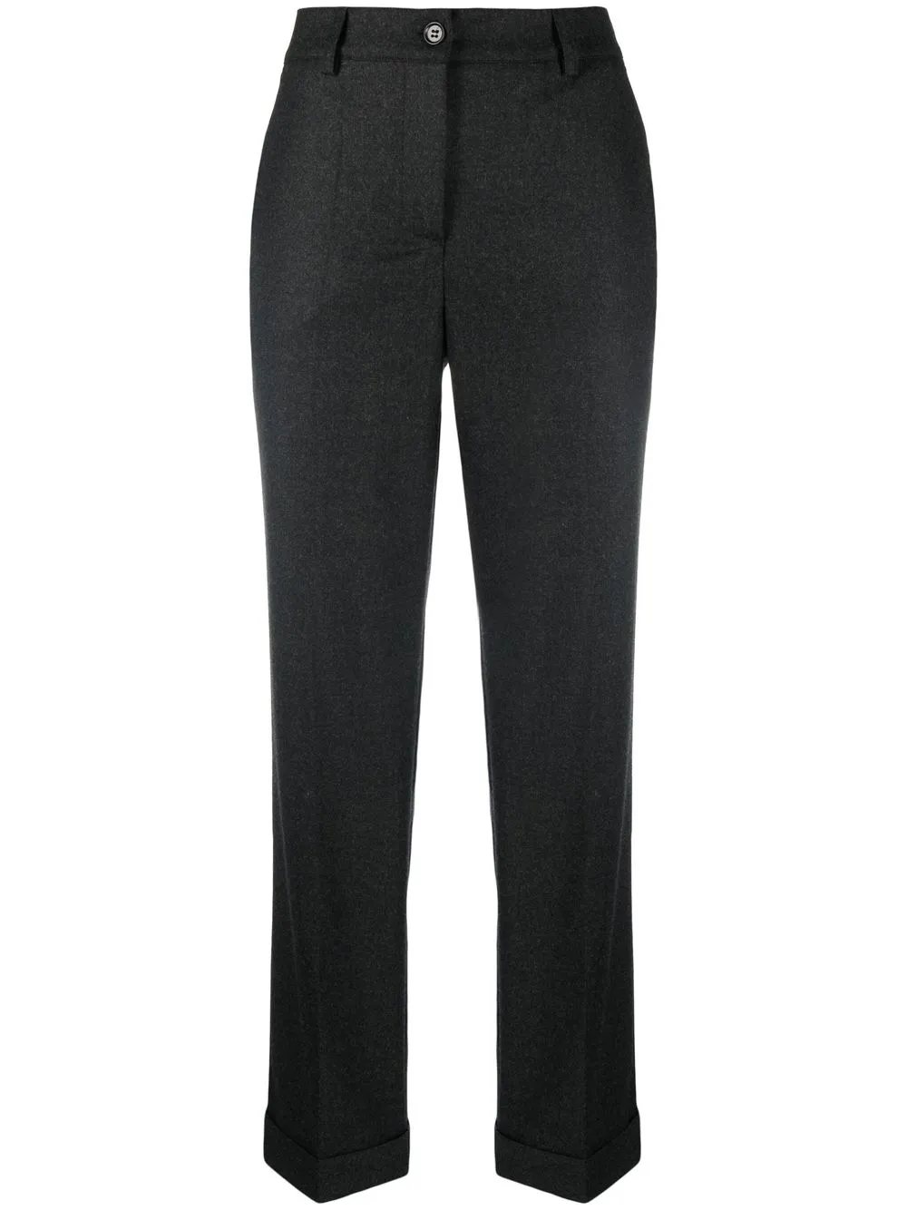 P.a.r.o.s.h Sequin-detail Tapered-leg Trousers In Grey