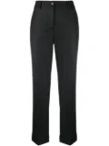 P.A.R.O.S.H. turn-up straight-leg trousers - Grey