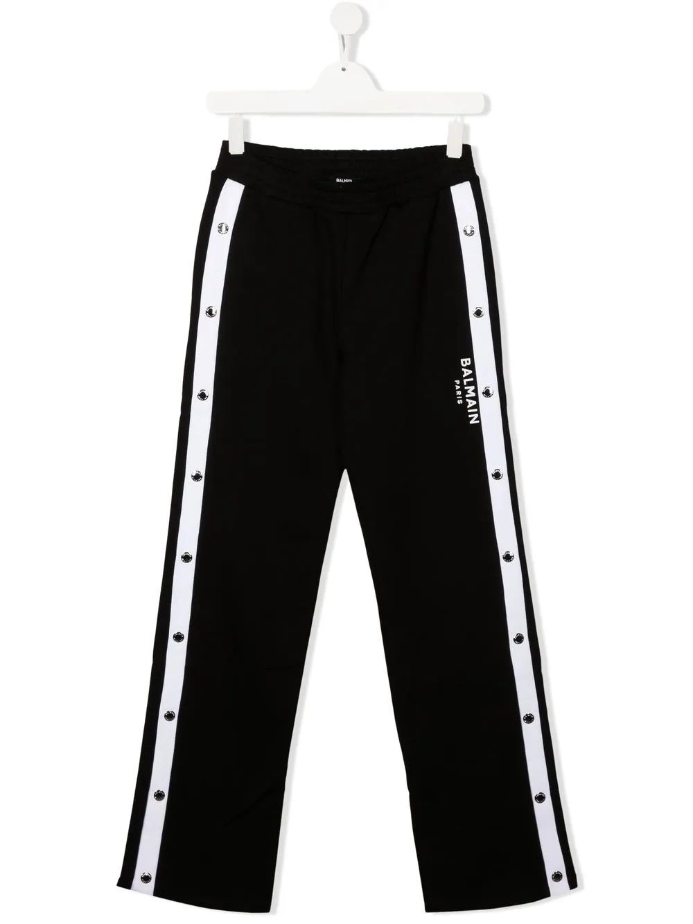 

Balmain Kids pantalones con logo estampado - Negro