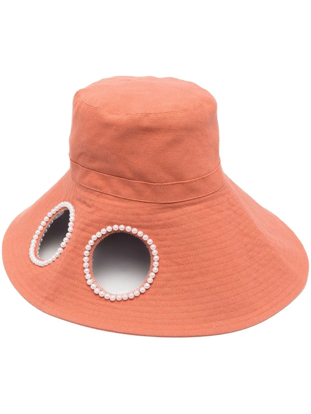 

MaryJane Claverol gorro de pescador con ala ancha - Naranja