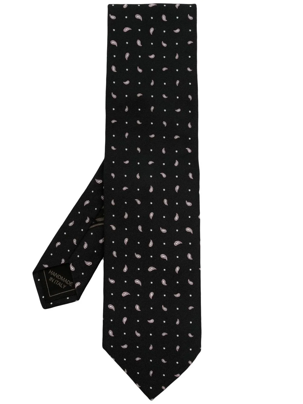 

Brioni The Standard paisley-jacquard tie - Black