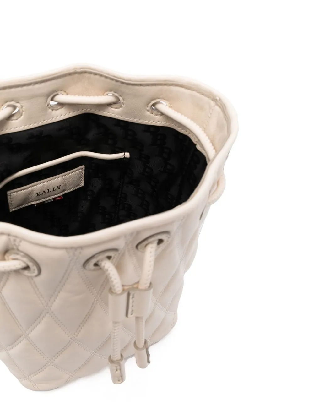 Bally Quilted Bucket Bag In Neutrals ModeSens