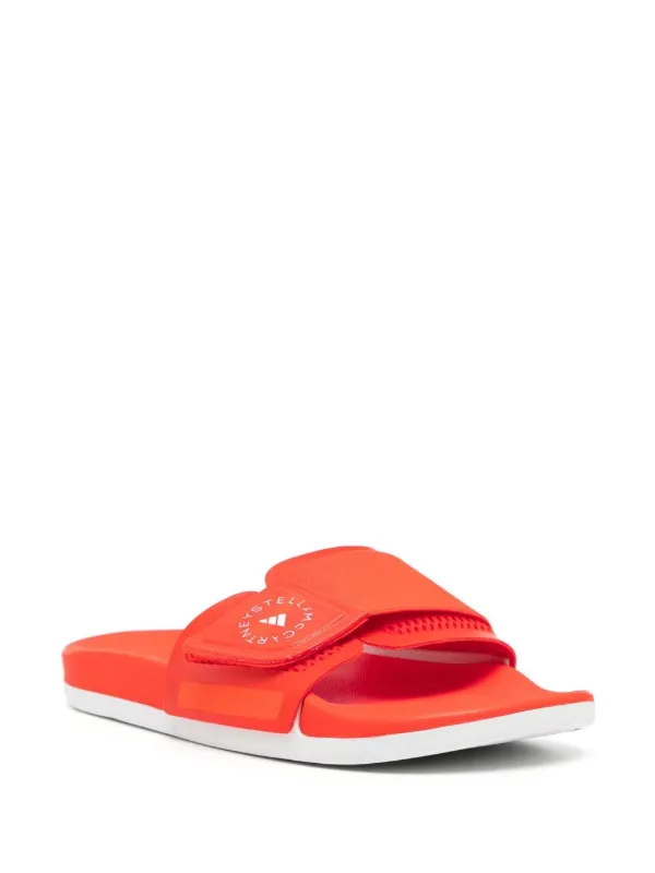 送料関税込み☆STELLA McCARTNEY ロゴ プールサンダル Adidas By Stella McCartney プールサンダル | オレンジ