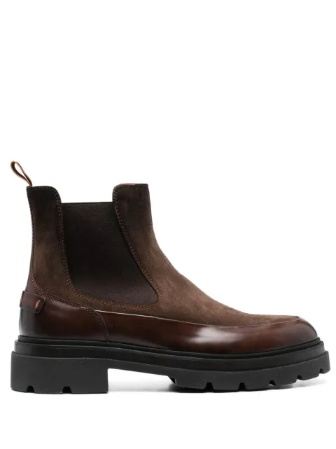 elasticated side-panel ankle boots