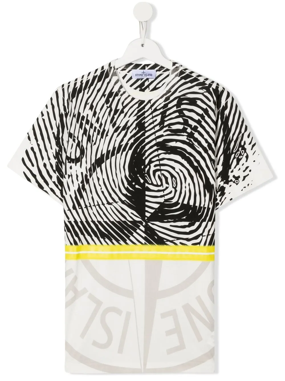 

Stone Island Junior TEEN compass-logo T-shirt - White