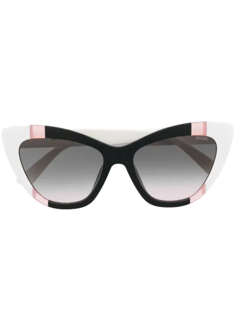 Moschino Eyewear panelled cat-eye sunglasses