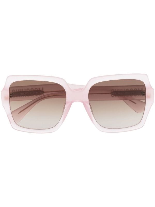 Logo Square Acetate Sunglasses