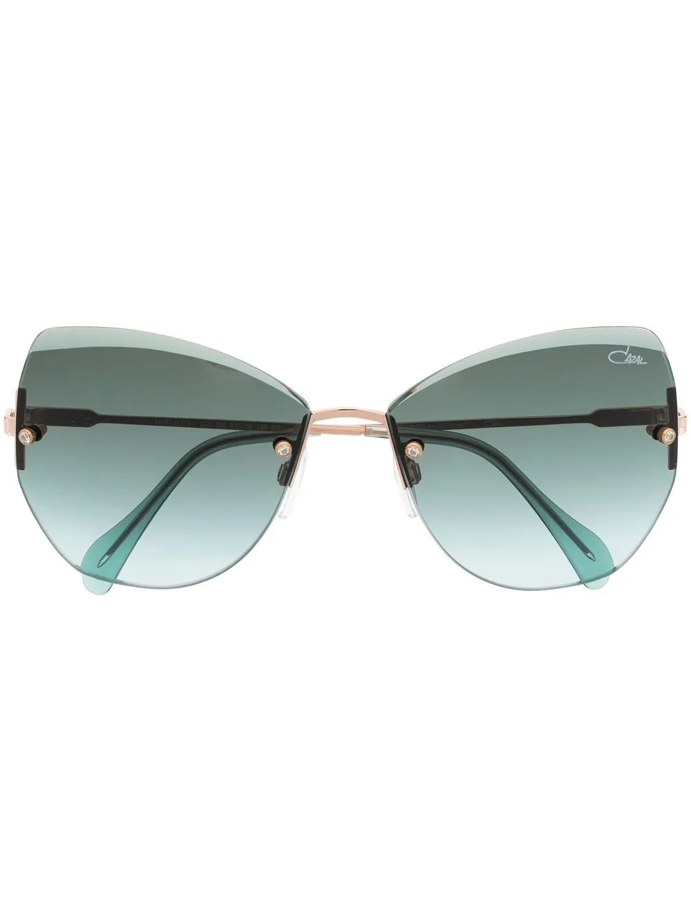 

Cazal 2173 cat-eye frameless sunglasses - Gold