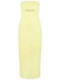 Gloria Coelho cut out-detail off-shoulder maxi dress - Green